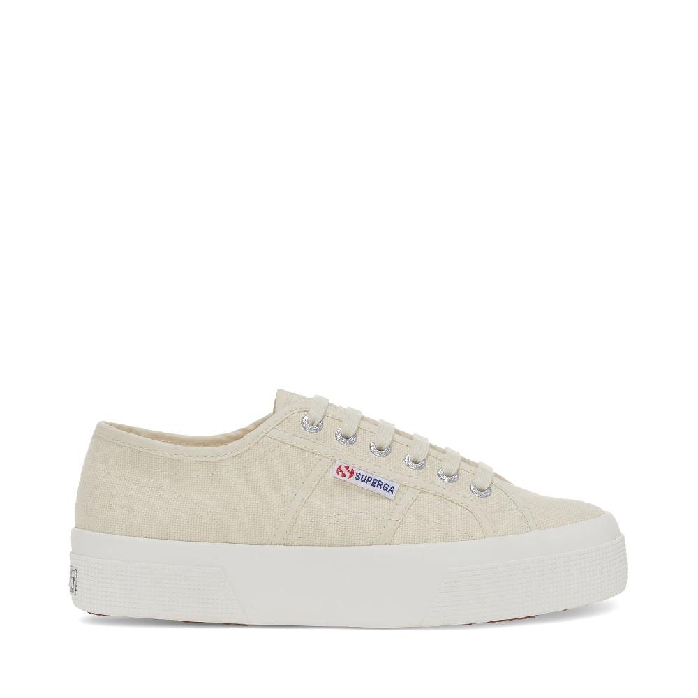 Superga 2740 PLATFORMBEIGE LT EGGSHELL-F AVORIO Ultimo giorno