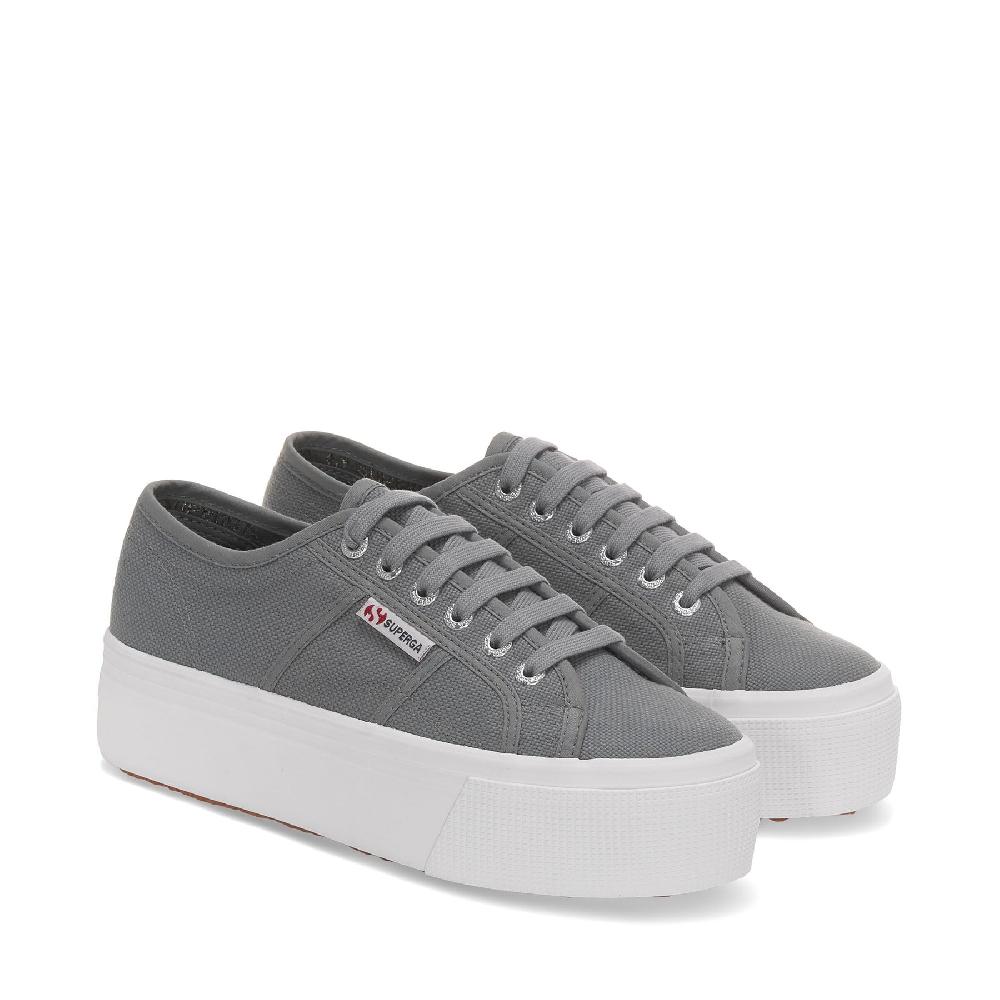 Superga 2790 PLATFORMGRAY DK SAGE Promozione temporanea