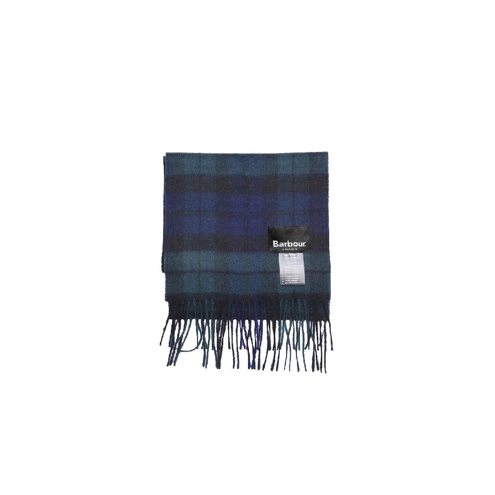 Barbour New Check Tartan Scarf In Vendita