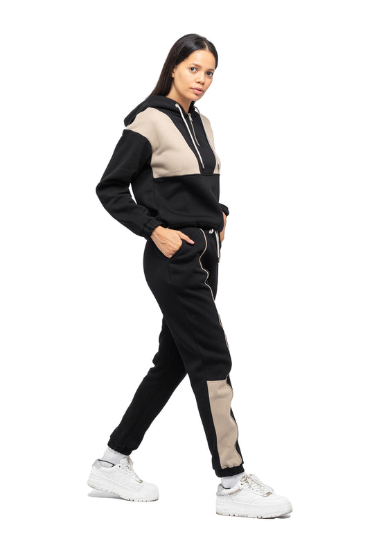 Tom Barron Prestige Tuta da ginnastica mezza zip Duo-Color Negozio