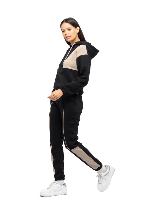 Tom Barron Prestige Tuta da ginnastica mezza zip Duo-Color Negozio