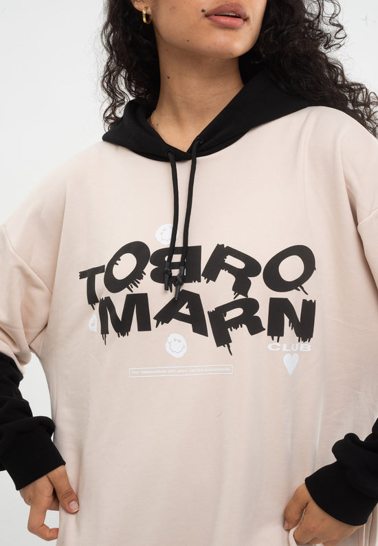 Tom Barron Felpa con cappuccio oversize Signature Moda