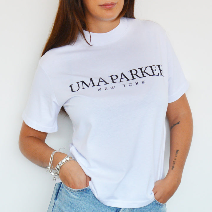 Uma Parker Relaxed Fit Tee - White 2025