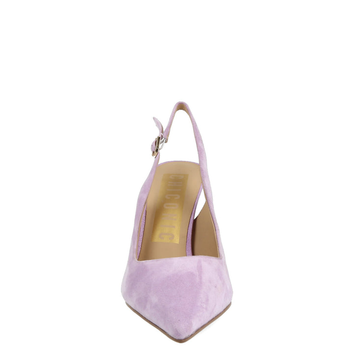 Uma Parker Chanel in Camoscio Glicine Comprare a buon mercato