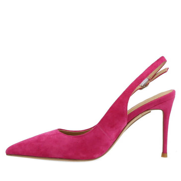 Uma Parker Chanel in Camoscio Fuxia Vendita Economica