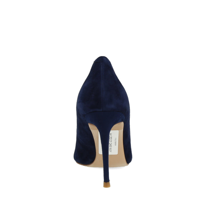 Uma Parker Decollete in Camoscio Blu Offerta esclusiva