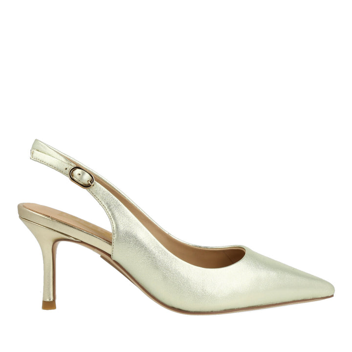 Uma Parker Chanel in Nappa Metal Platino Nuovo