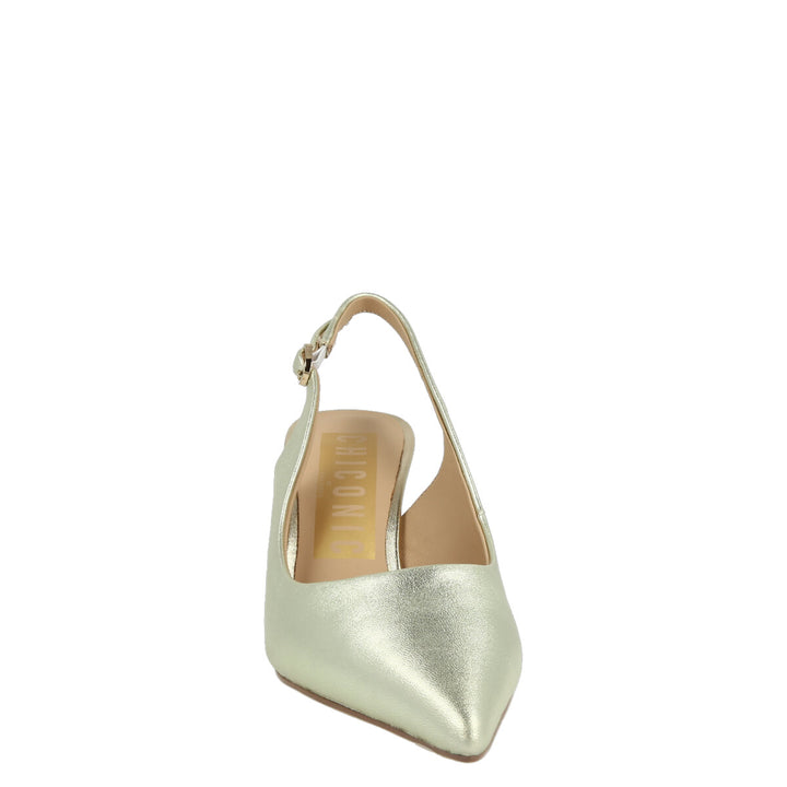 Uma Parker Chanel in Nappa Metal Platino Nuovo