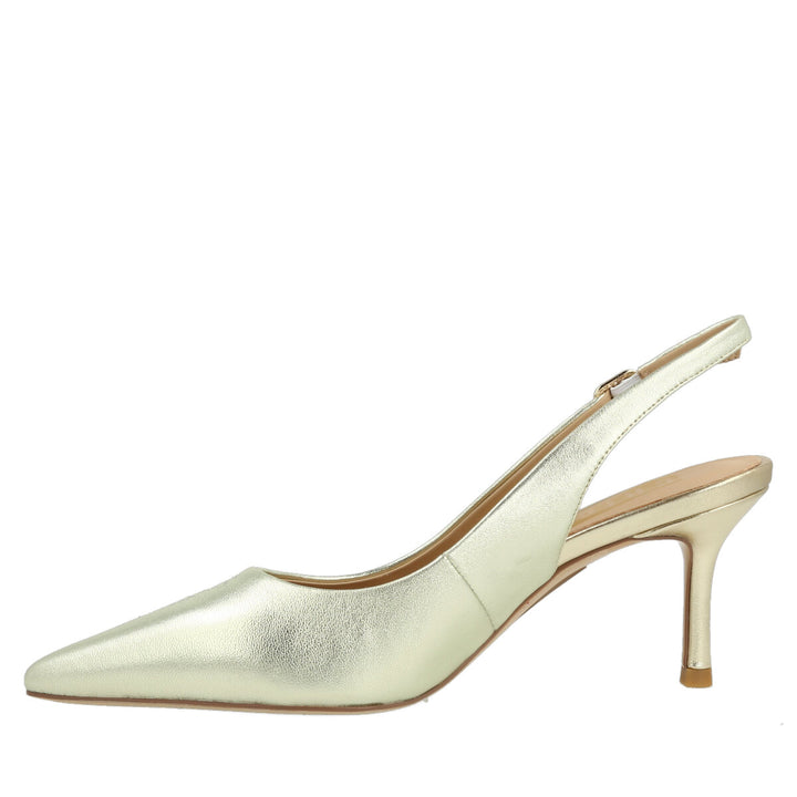 Uma Parker Chanel in Nappa Metal Platino Nuovo