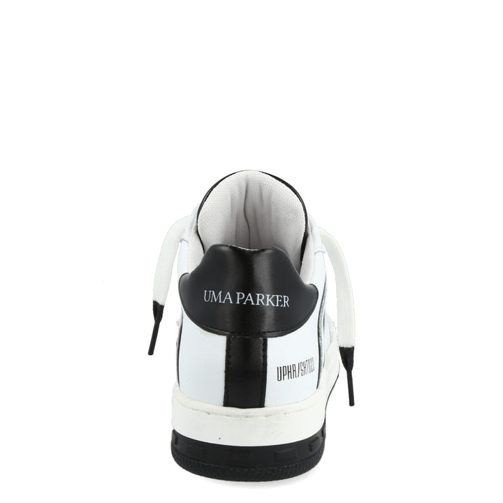 Uma Parker Skate022 Bianco-Nero Vendita Economica