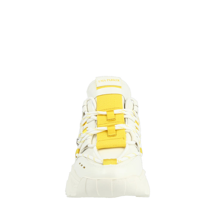 Uma Parker Helsinki White-Yellow Vendite Flash