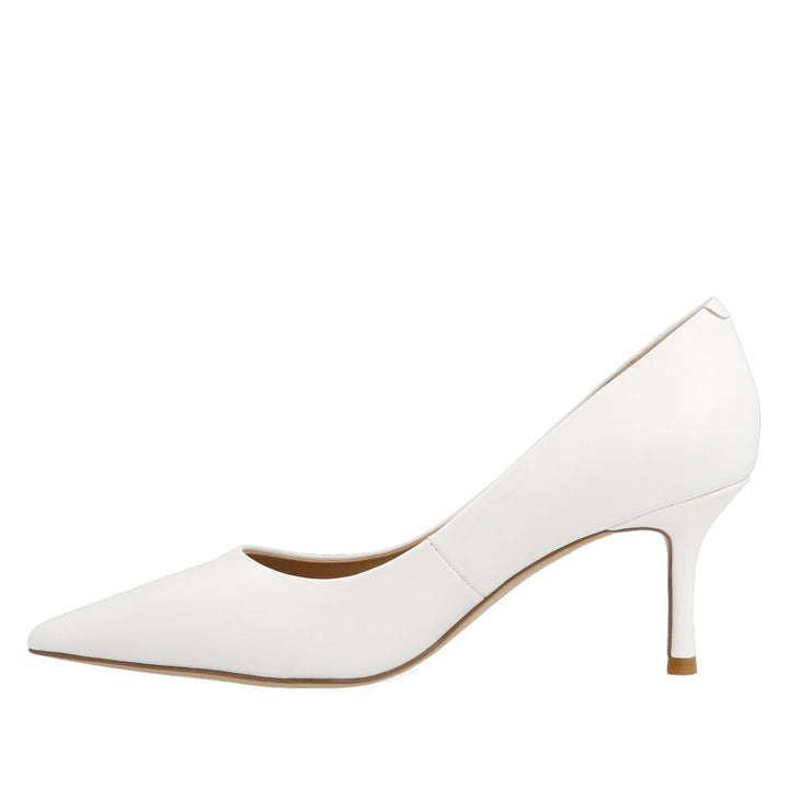 Uma Parker Decolleté in Nappa Bianco Negozio