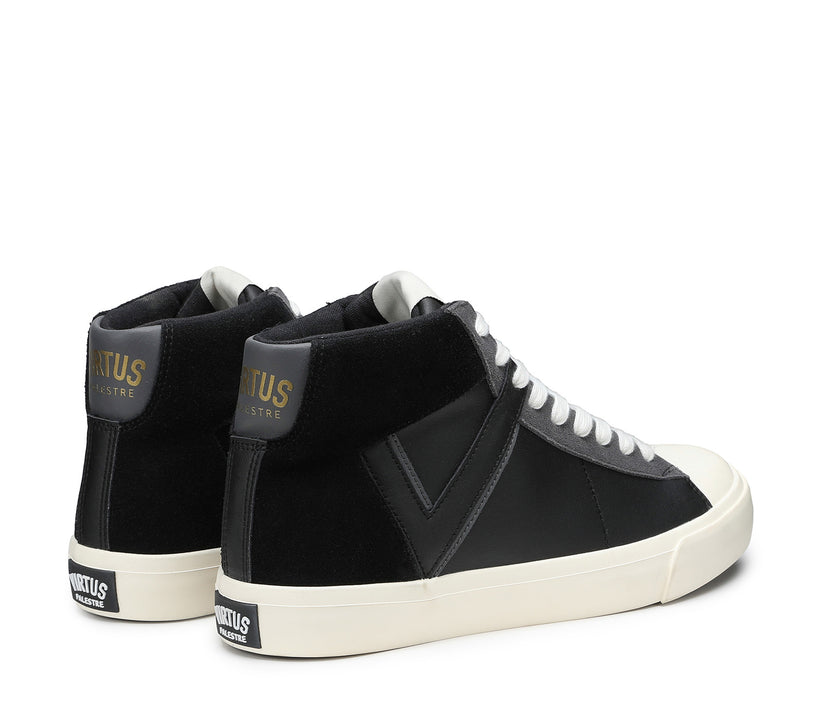 VIRTUS PALESTRE Rubby Mid Leather/suede black Saldi Di Fabbrica