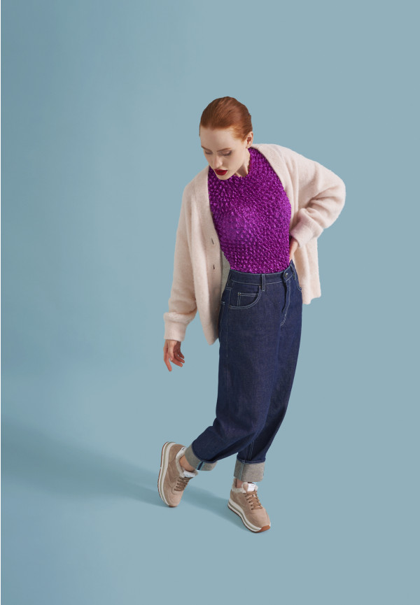 Voile Blanche MARAN FUR Saldi Di Fabbrica