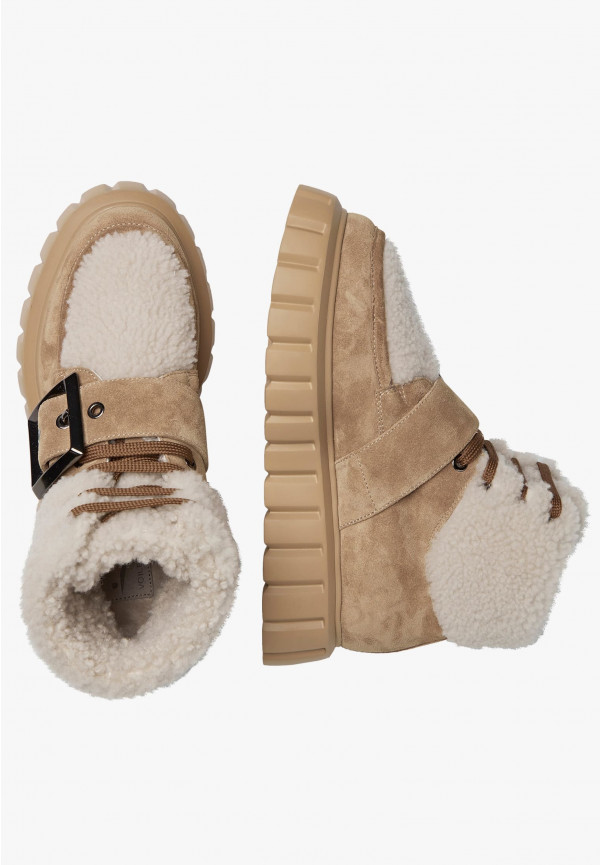 Voile Blanche GRENELLE LACE BUCKLE LINING FUR Outlet